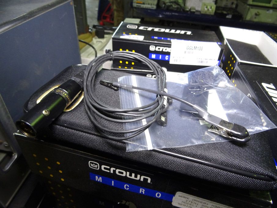 4x Crown GLM 100 miniature omnidirectional condens...