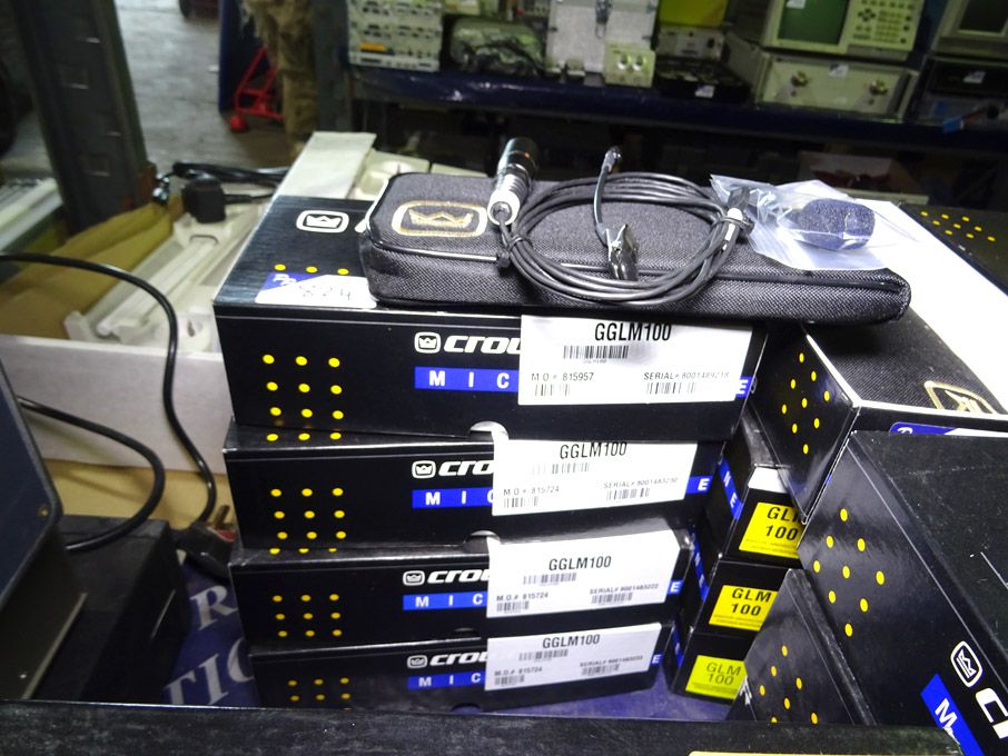 4x Crown GLM 100 miniature omnidirectional condens...