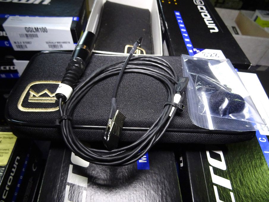 4x Crown GLM 100 miniature omnidirectional condens...