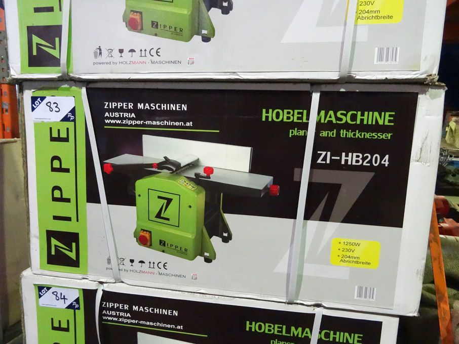 Zipper Z1-HB204 planer & thicknesser (boxed & unus...