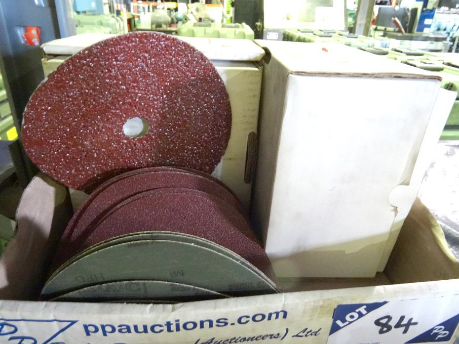 Qty EAC 178mm dia abrasive grinding discs (unused)...