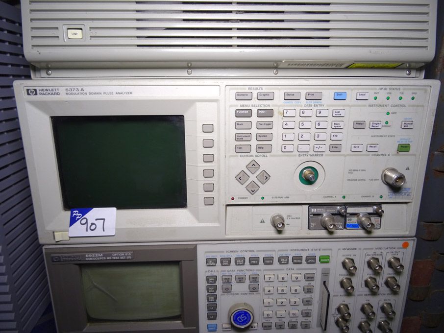 HP5373A modulation DC main pulse analyser with 2x...