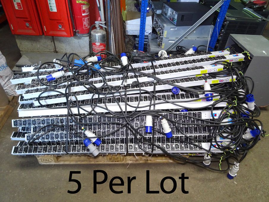5x Olson 20 socket distribution panels, 3.15A