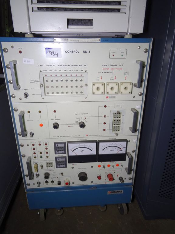 Kikusui 838315 automatic W/I test system with cont...