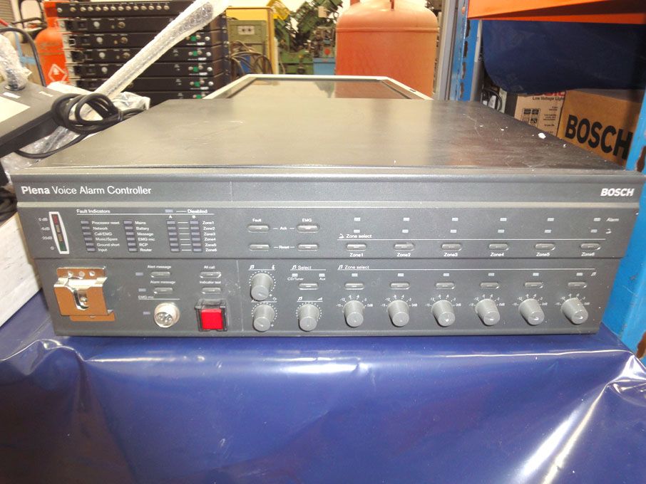 2x Bosch Plena LBB 1990/00 voice alarm controller...