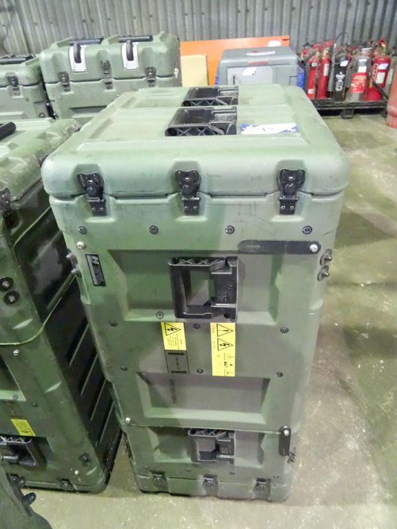 Hardigg green mobile flight storage case, internal...