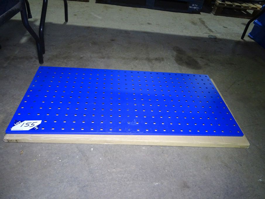 2x Bott cubio metal perfo panel, 990mm high x 460m...
