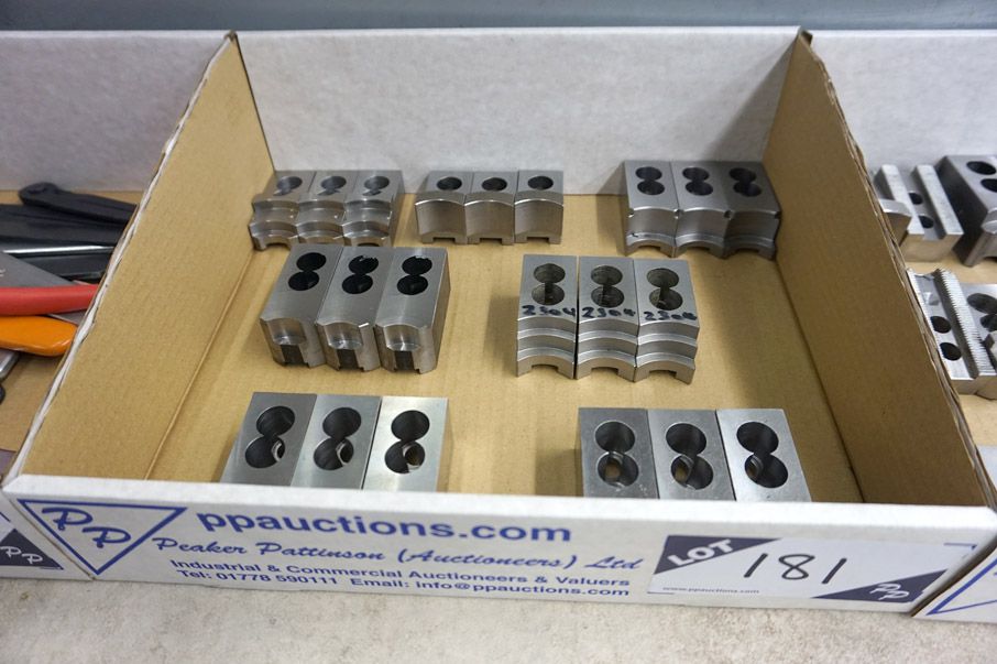 Qty various soft chuck jaws