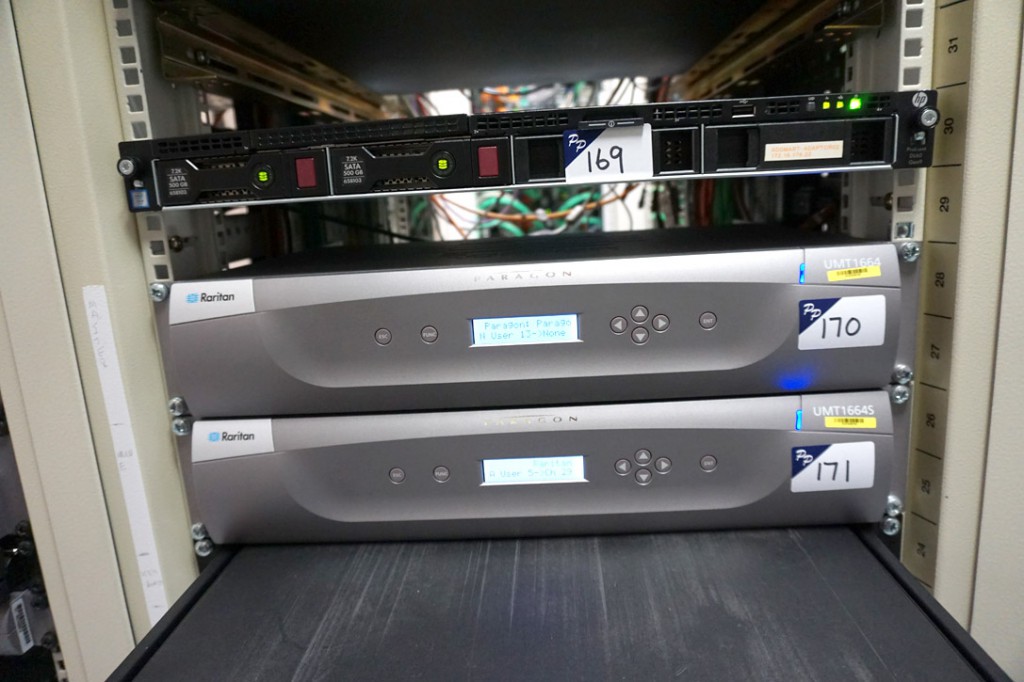 Raritan Paragon UMT1664 KVM switch - located at: C...