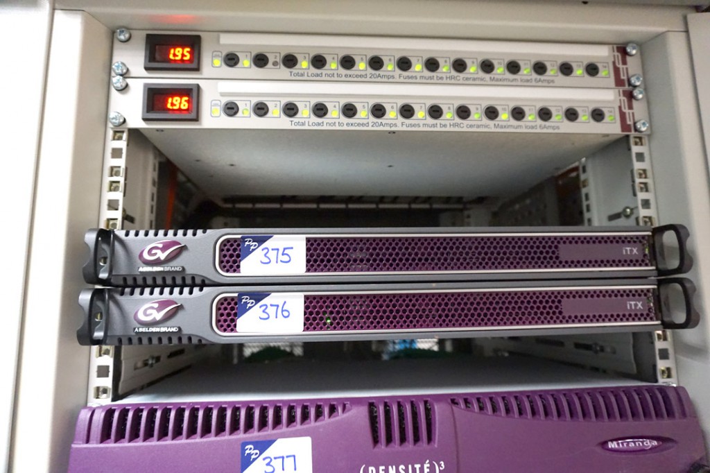 Grass Valley iTX integrated playout platform serve...
