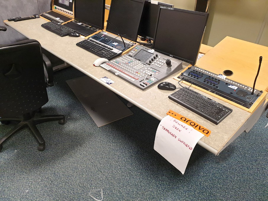 Custom Consoles 2600x1250mm studio desk (part comp...