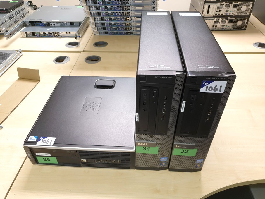 2x Dell OptiPlex 790, HP desktop PC's
