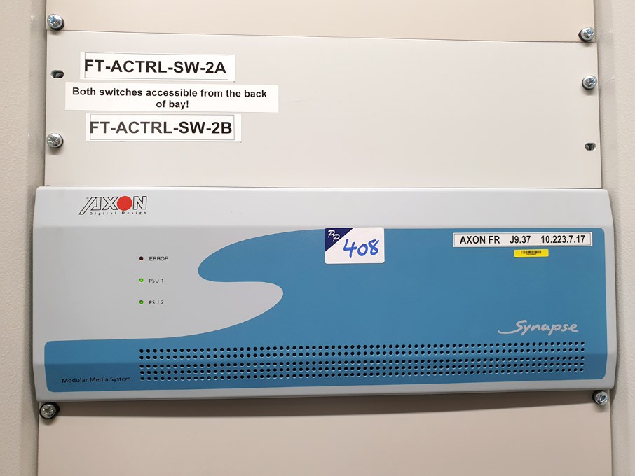 Axon Synapse SFR18 modular media system with plug...