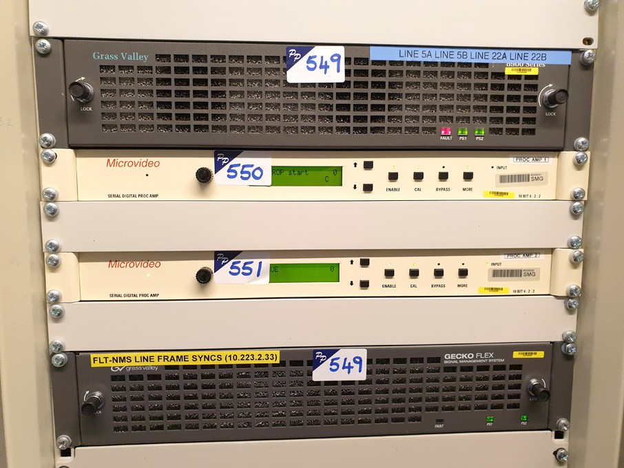 Microvideo serial digital proc amp