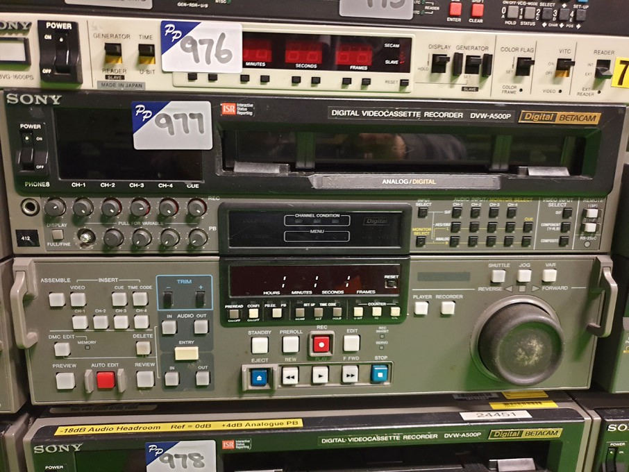 Sony DVW-A500P digital video cassette recorder