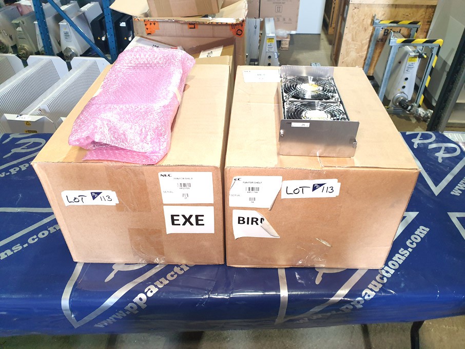 2x NEC HPC-1709 fan for shelf rack (boxed & unused...