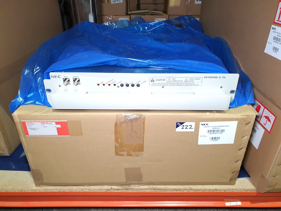 NEC UA4000QE-S liquid cooled power amplifier (boxe...