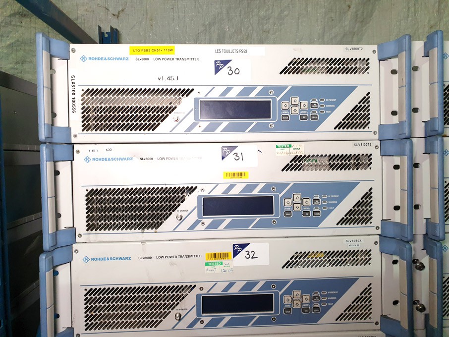 Rohde & Schwarz SLX8000 low power transmitter - Lo...