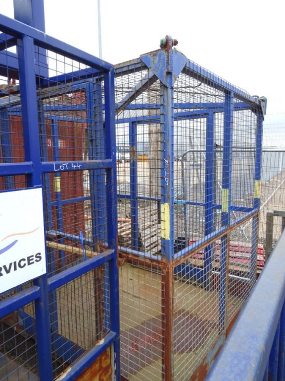 Cruise ship style loading cage, 1.5 ton SWL, 2500x...