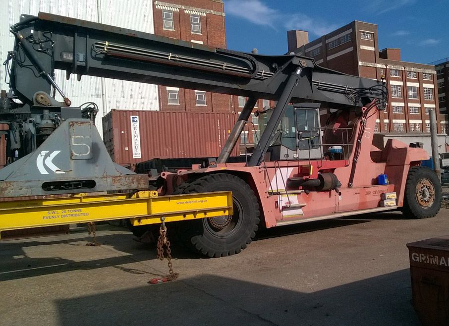 Kalmar DRF450-75C5XS container loading FLT, diesel...