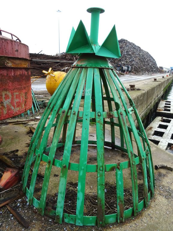 2x 2000mm approx diameter wooden braced top marks...