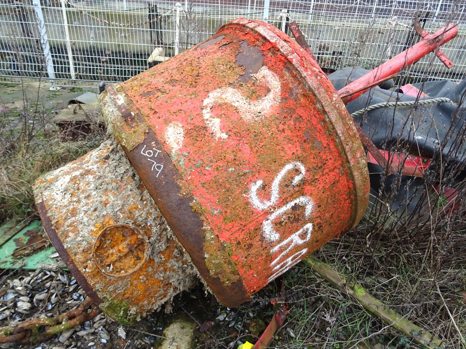 1200mm approx diameter steel buoy - Lot Located at...