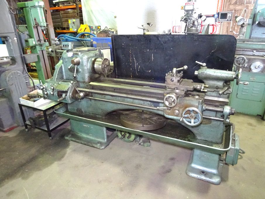 Edgwick gap bed toolroom lathe, retrofitted with v...