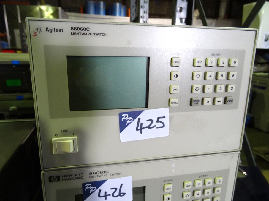 Agilent 86060C lightwave switch - lot located at:...