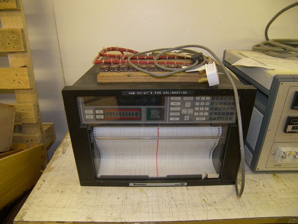 Westronics Series 3000 chart recorder - Located at...