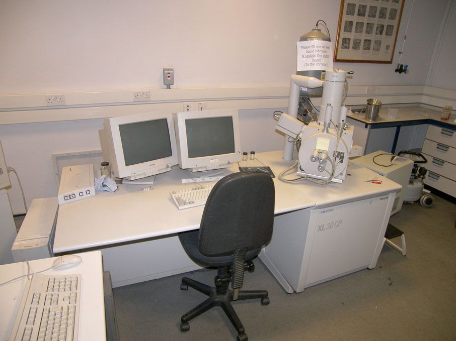 Philips XL 30 CP scatter electron microscope, Cent...