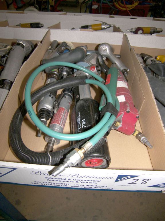 Qty Atlas Copco etc pneumatic drills etc - Located...