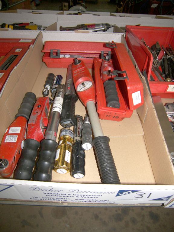 Qty various Torque leader etc torque wrenches, dia...