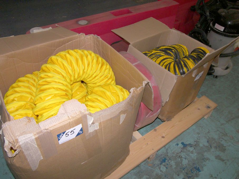 Qty various hoses, pipes on pallet (unused) - Loca...