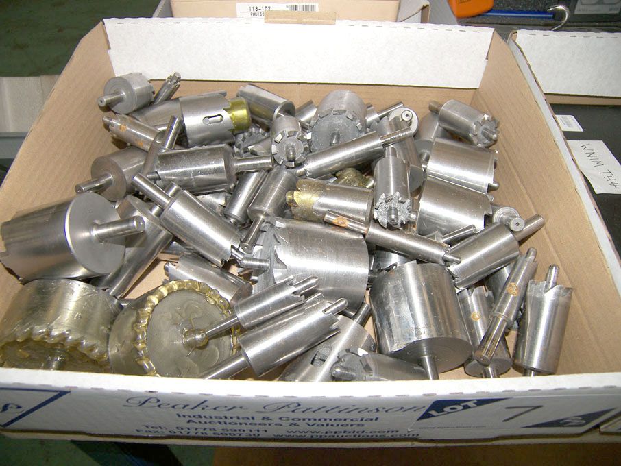 Qty Bradtool HSS hole cutters - Located at: BAE Sy...