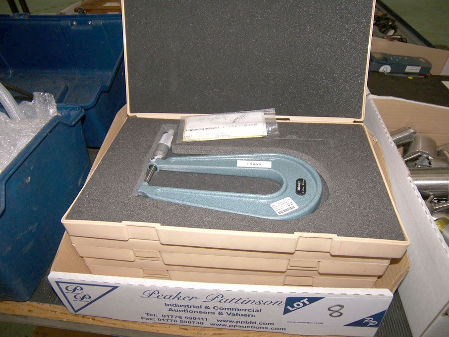 3x Mitutoyo 0-1" external micrometers - Located at...