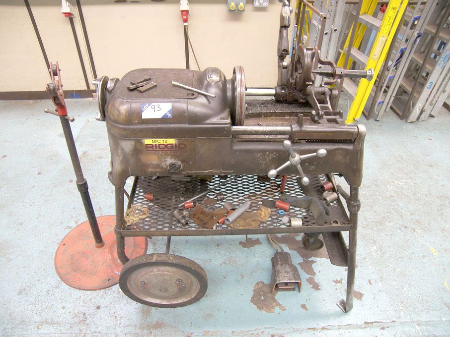 Ridgid 535-2B powered pipe threader, 70mm capacity...