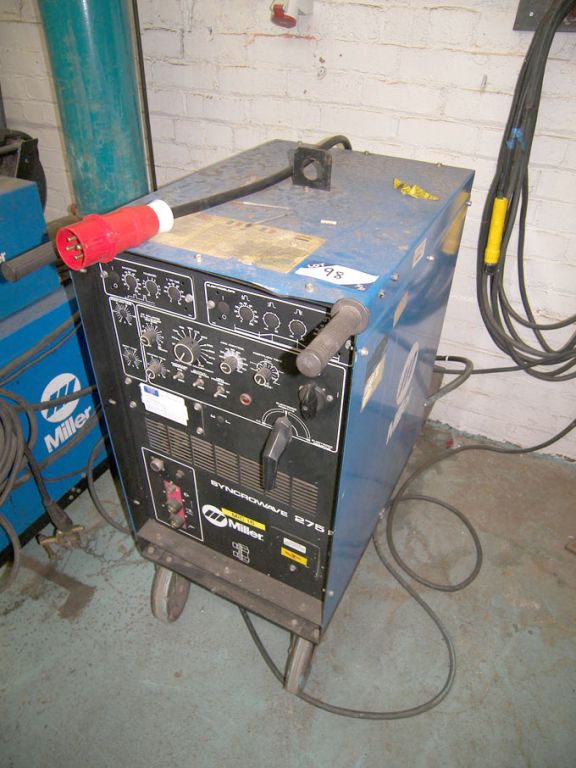 Miller Syncrowave 275P welder, 310A - Located at:...