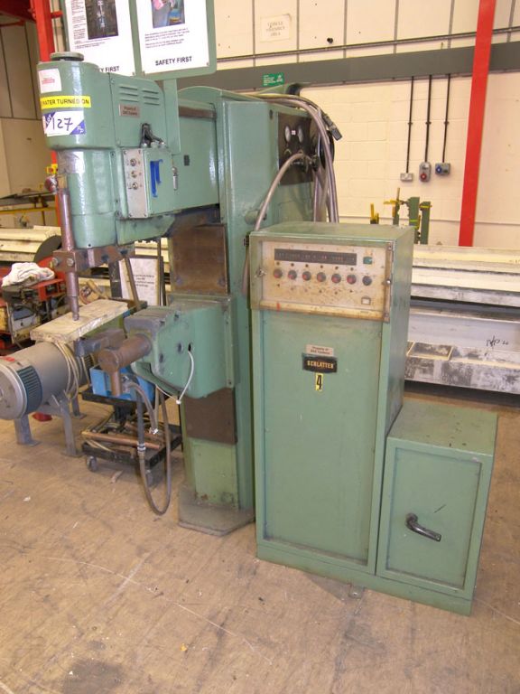 Schlatter PS130J spot welder, 130kva, 650mm throat...