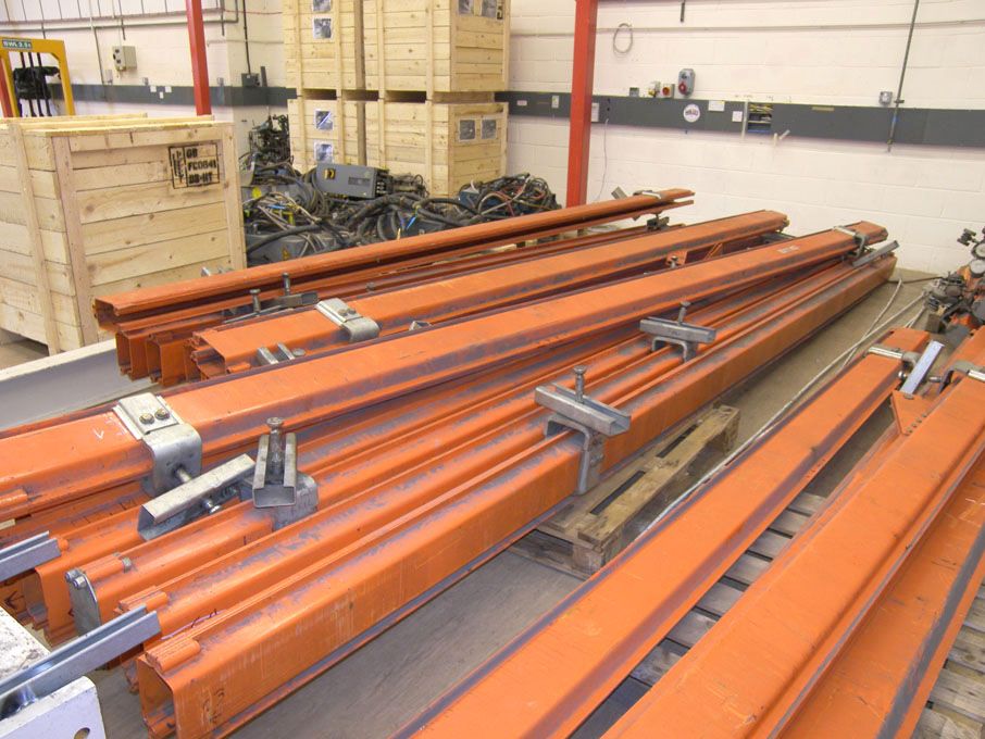 AMEND: Should Read '4x Kone overhead crane rails,...