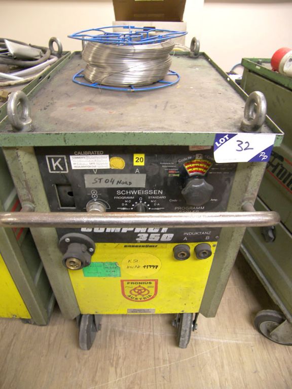 Fronius Compact 350 welder built in wire feed, 350...