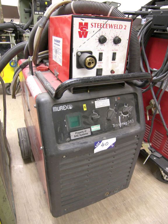 Murex Transmig 353 mig welder with MSW Steeleweld...
