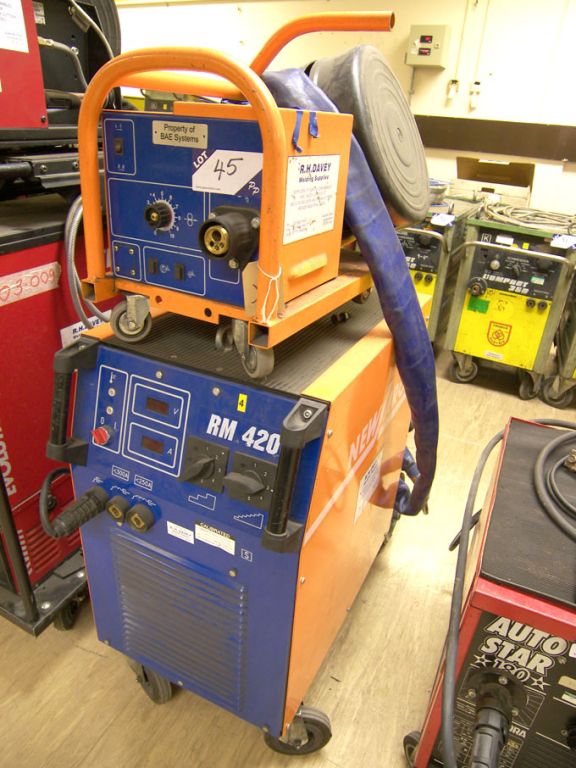 NewArc RM420 mig welder with NewArc wire feed, 300...