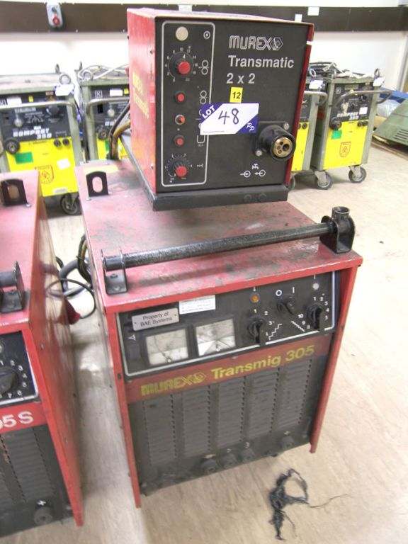 Murex Transmig 305 mig welder with Murex Transmati...