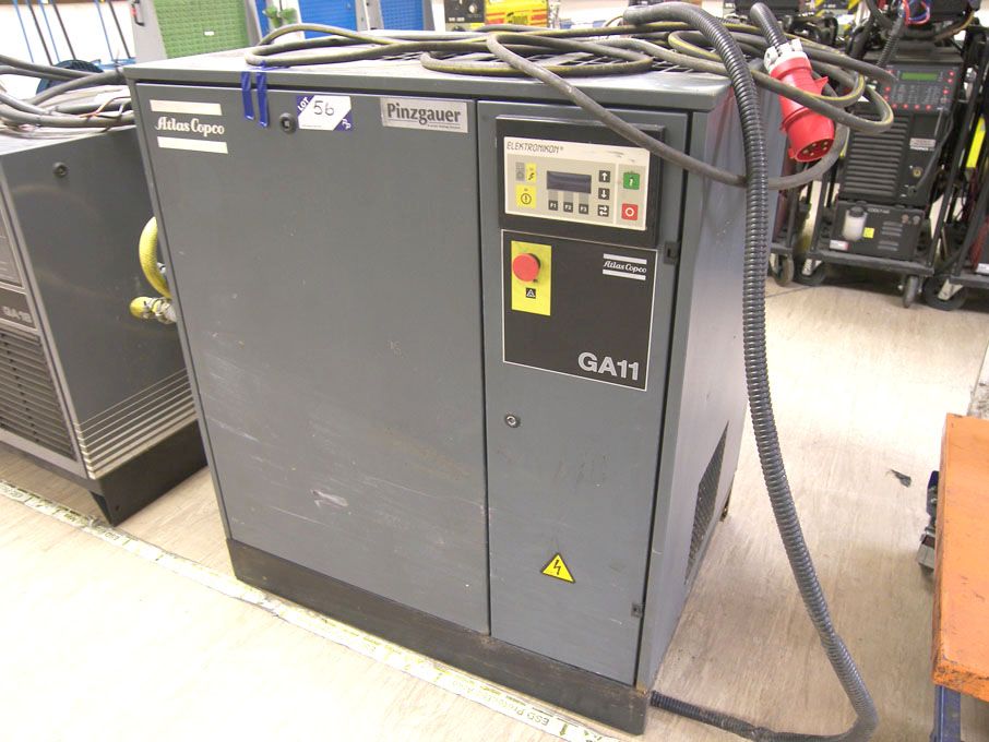 Atlas Copco GA11FF rotary packaged compressor, 7.5...