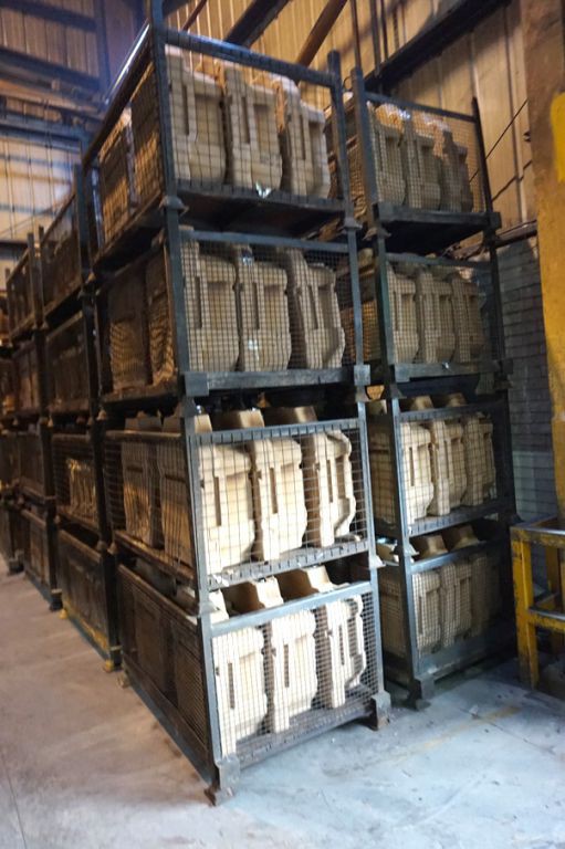 10x wire mesh stackable stillages, 1440x1000x800mm