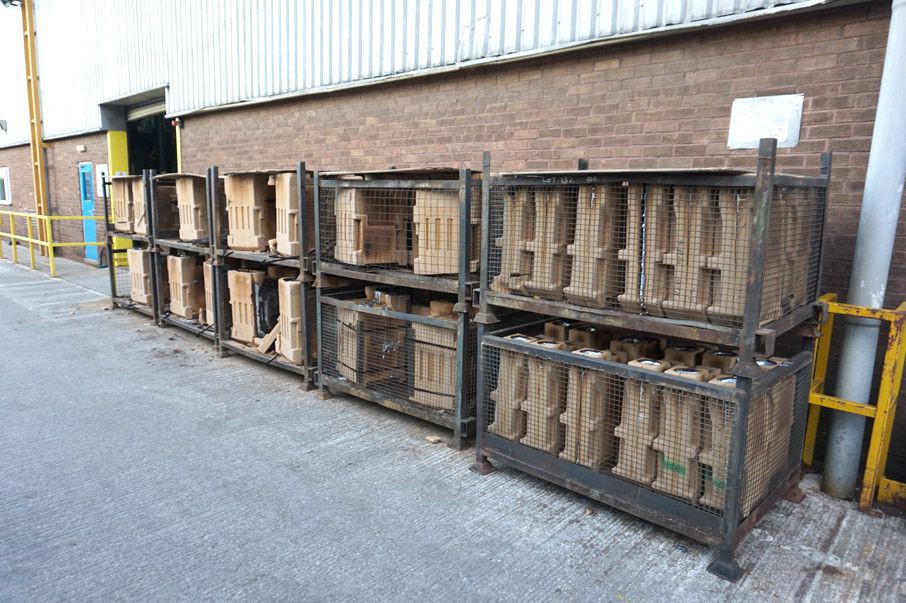 10x wire mesh stillages, 1450x1000x900mm