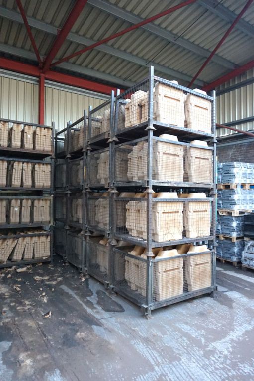 10x wire mesh stillages, 1450x1000x900mm