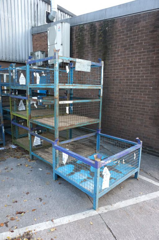 10x 3sided wire mesh stackable stillages, 1200x100...