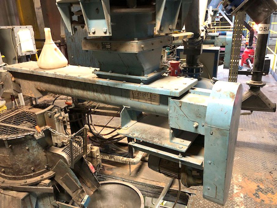 Stott 1500mm long approx screw type mixer, 0.75kW...