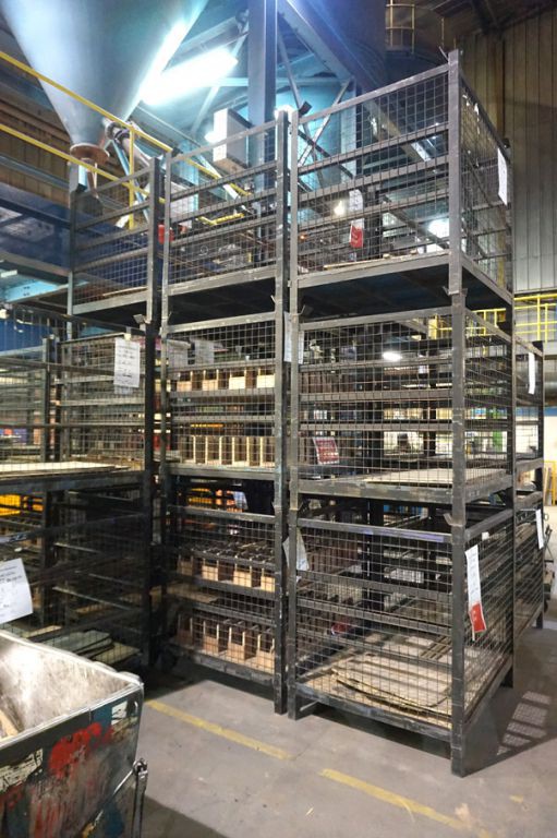 10x wire mesh stackable stillages, 1200x1000x1200m...